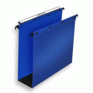 ELBA Boîte de 10 dossiers suspendus Ultimate H A4, fond D80, en polypro bleu - 3362949903796