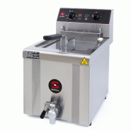Friteuse Industrielle FE-9 400V Triphasée avec Cuve Soudée de 8 Litres, Robinet de Vidange, Puissance 6000W et Thermostat de Sécurité | Sammic - 5