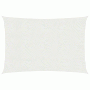 Helloshop26 - Voile toile d'ombrage parasol 160 g/m² 2,5 x 5 m PEHD blanc 02_0009003 - blanc 3000482624630