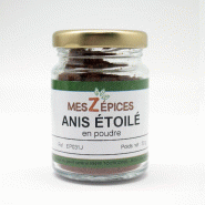 MesZépices Anis étoilé (ou badiane) en poudre - Verrine 30 g - 3662310007024