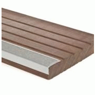 Nez de marche alu. & antidérapant elastomère / interieur Nez de marche alu. & antidérapant elastomère / interieur