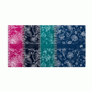 Oxford Lot de 5 Carnet Floral Romance rel. Intégrale A5, 120p./60 feuilles 90g/m², ligné, coloris assortis (4) - 3020120240992