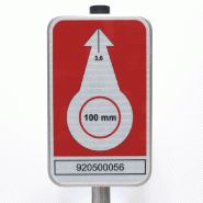 Panneau signalisation point d'eau normalisé pompiers