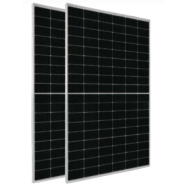 Panneau solaire half-cut 405 w cadre noir tedlar blanc ja solar pour les toitures des bâtiments commerciaux, résidentiels