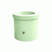 PLAST'UP ROTOMOULAGE Puits récupérateur d'eau de pluie 340l - VERTAMANDE - vert 0637962081404