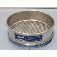 Tamis de test en acier inox SAULAS 200x50mm - 3,15 mm Tamis de test en acier inox SAULAS 200x50mm - 3,15 mm