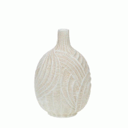 Vase Briac petit modèle - Crème / Ivoire Rond Résine Amadeus 20.00x20.00 cm - matière synthétique 3520071958354 Vase Briac petit modèle - Crème / Ivoire Rond Résine Amadeus 20.00x20.00 cm - matière synthétique 3520071958354
