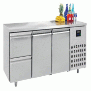 700 Table réfrigérée 2 portes 2 TIROIRS ENERGY LINE - 7489.5520 Combisteel - inox 7489.552