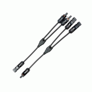 Alcapower Connecteurs Solaires Mc4 Type Y Câbles Photovoltaïques 4Mm² 1000V 30A Kit Connecteurs Parallèles Systèmes Solaires Haute Efficacité -