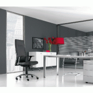 Fauteuil de Direction cuir Foster - Sokoa - cuir noir