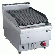 Grill pierre de lave gaz gamme à poser 650 1 zone puissance 7,2 kw ... - PJUS-TRH-40