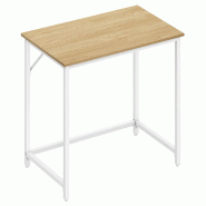 Helloshop26 - Bureau table poste de travail 80 x 50 x 75 cm pour bureau salon chambre assemblage simple métal style industriel 12_0004680 - métal 30 Helloshop26 - Bureau table poste de travail 80 x 50 x 75 cm pour bureau salon chambre assemblage simple métal style industriel 12_0004680 - métal 30