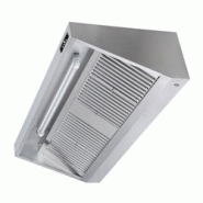 Hotte murale avec moteur 1800x900x450 mm avec variateur, éclairage, filtre et robinet de vidange PREMIUM / GOLDINOX - 3701770823376