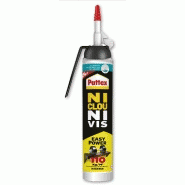 Ncnv easy power msp 266 gr PATTEX ni clou ni vis easy power, 266 g blanc