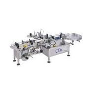 Ninon Down - Machine d'étiquetage automatique pour produits carrés, cylindriques, coniques ou ovales Ninon Down - Machine d'étiquetage automatique pour produits carrés, cylindriques, coniques ou ovales