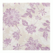 Papstar 250 serviettes `ROYAL Collection` 1/4-pli 40 cm x 40 cm lilas `Flowers` - violet papier 4002911735664