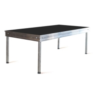Podium à pieds interchangeables - double profilé aluminium  - PI