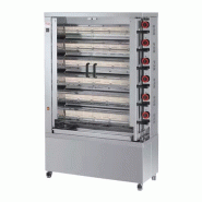 Rôtissoire verticale à gaz 6 broches - Capacité 36 poulets - Réf: 630-EKO Rôtissoire verticale à gaz 6 broches - Capacité 36 poulets - Réf: 630-EKO