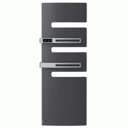 Radiateur sèche-serviettes connecté Serenis Premium mât gauche 1750W Graphite - Atlantic - 850449_0