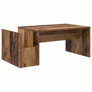 VidaXL Table basse Bois ancien 90 x 45 x 35 cm Bois d'ingénierie Modèle Atlas Élégance - 8000178