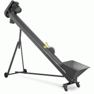 Wiesenfield - Wiesenfield Convoyeur à vis 3 m 1 000 kg/h 1 400 tr/min 7 hauteurs réglables - Vis de convoyage Vis convoyeuse Transporteur à vis - g