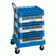 Chariot avec poignée à transport paniers pour lave-vaisselle, 500x500 mm - VIRTUS - 0615402425315 Chariot avec poignée à transport paniers pour lave-vaisselle, 500x500 mm - VIRTUS - 0615402425315