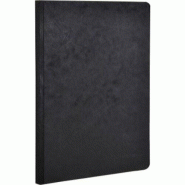 Clairefontaine Lot de 5 Carnet Age Bag A5, 192p./96 feuilles 90 g/m² brochure dos toilé, couv. Coloris noir, ligné - 3329687954619