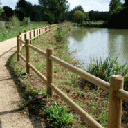 Clotûres Charente 1 ou 2 lisses Ø 80 x 2000 mm PRIX AU ML