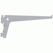 Support d'étagère Pro EL50 - 20cm - Blanc - Acier - Compatibilité : 48741, 48742, 48743