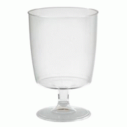 ECOLOMIQUE - 10 Pcs - Verre à vin réutilisable en plastique PS - Parfait pour événements, léger et durable - ECO294VVIN17 - transparent plastique ECOLOMIQUE - 10 Pcs - Verre à vin réutilisable en plastique PS - Parfait pour événements, léger et durable - ECO294VVIN17 - transparent plastique