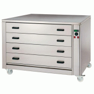 Meuble chauffant avec 4 Tiroirs - 1415 x 1045 x 1020 mm