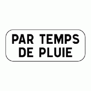 Panonceau 2 lignes pour disque - M9z