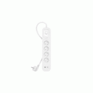 Parafoudre Belkin Parafoudre 4 Prises Fr + 1 Usb C + 1 Usb A - 0745883855537 Parafoudre Belkin Parafoudre 4 Prises Fr + 1 Usb C + 1 Usb A - 0745883855537