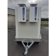 Remorque frigorifique surgelé double essieu 750kg - RAPHA 18 - Températures -15 à -23°C - Dimensions intérieures 2m20 x 1m24 x 1m60_1