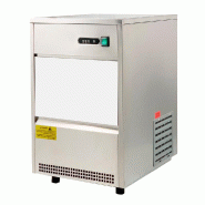 Romux® Machine à Glaçons avec Production de 20 kg/24 h format cube | Machine en acier inoxydable 38x48 cm avec capacité de stockage de 4 kg - 8436