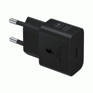 SAMSUNG fast charger USB-C 25W with data cable black_0