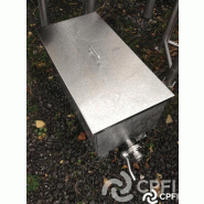 Bac de lancement 100 L - 850 mm Longueur - 450 mm Largeur - 4 pieds - N° ARTICLE : BNC002