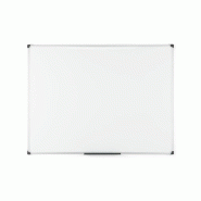 Bi-Office Maya W - Tableau blanc magnétique, cadre en aluminium, 1200X900 MM - blanc acier MA0507178
