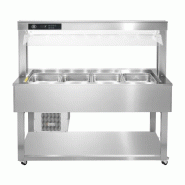 Buffet à froid positif GN 4-1/1 - 200 mm, inox RM - TR GREEN+ 4I - RM Gastro - 0615402849968