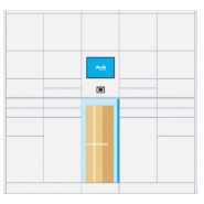 Casiers intelligents de conciliation pour les colis de gros volume - réf Porte H90