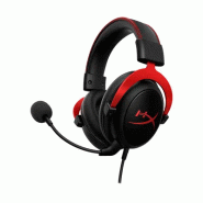 Casque HyperX Cloud II - Jeux (noir rouge)