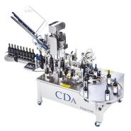 Étiqueteuse automatique - Régionale - CDA - étiquetage et sertissage pour bouteilles de vin - jusqu'à 1500 bouteilles/heure