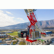 Grue à tour CTLH 192-12 - flèche relevable hydraulique, 12 t, longueur de flèche max. 55 m