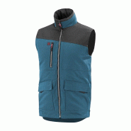 Lafont - Bodywarmer de travail mixte sans manches HAMMER Bleu Pétrole / Gris Foncé Taille L - L bleu 3609705677899