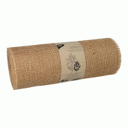Papstar Chemin de table, jute 10 m x 30 cm naturel en rouleau - Matériau naturel 53101010