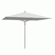 Parasol pour terrasse Pro Moorea rect.250x200cm - armature+toile+housse-blanc