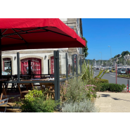 Paravent avec jardinière aux formes élégantes et aux bords profilés - Hauteur 155 - 180 cm - OASIdehor Elegance