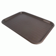Plateau fast food chocolat 30,4x41,4cm
