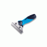 Poignee raclette bi matiere ergonomique bleu noir moerman