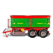 R 160 tasga benne agricole à tandem essieu - romsan - capacité de 16000 kg